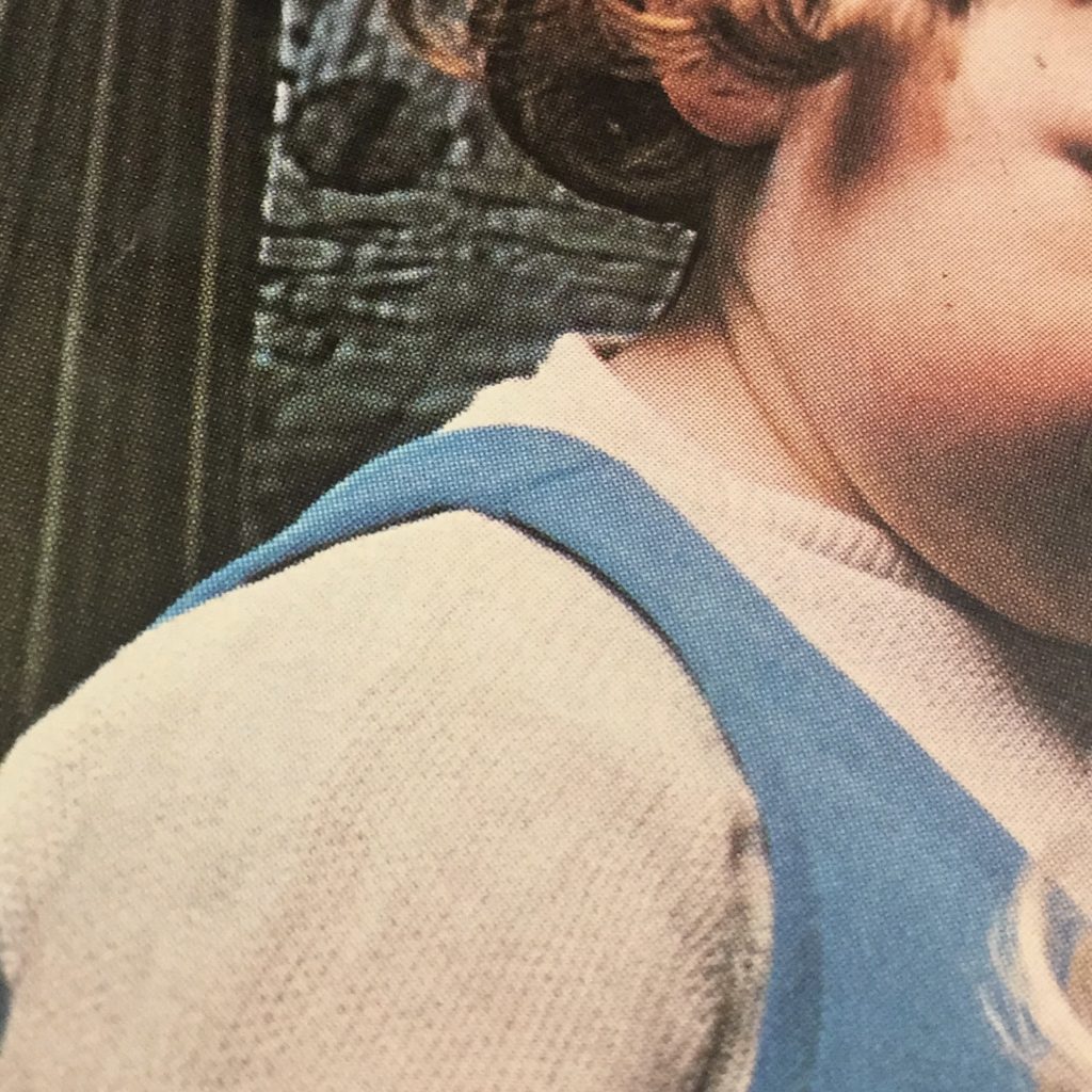 Partial image of young child. GP Magazine 10 October 1975.