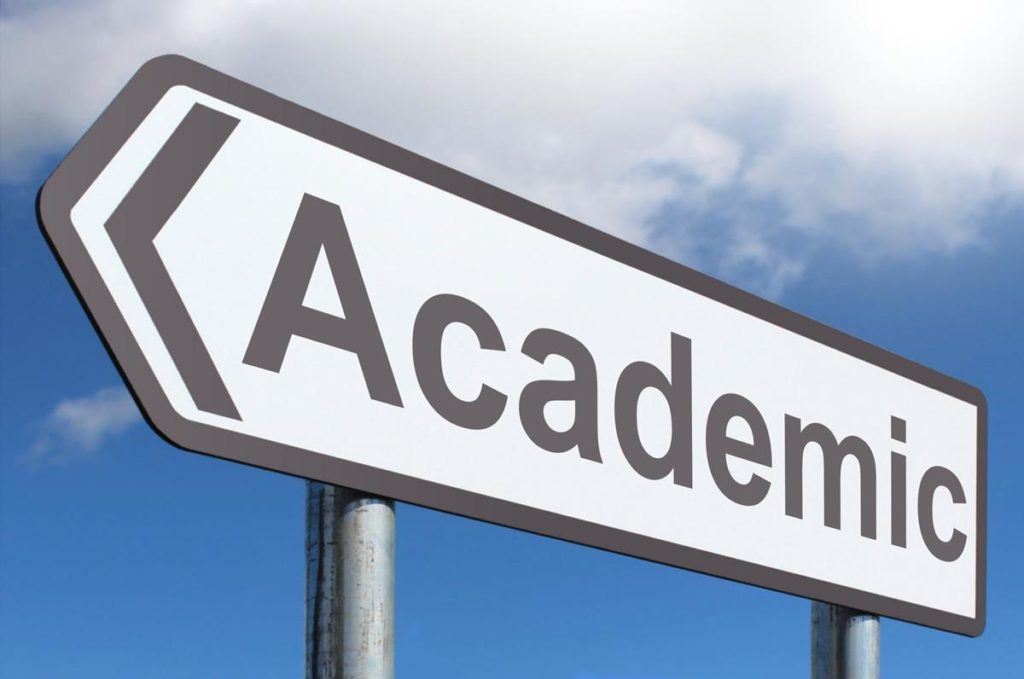 'Academic' Highway Sign Image. 
