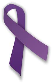 Image of purple domestic violence awareness ribbon.