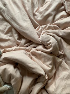 Image of crumpled bedsheets